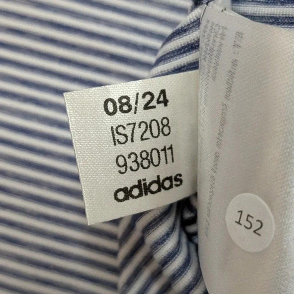 Adidas Hillandale Golf Course Polo Men's XL Blue Stripe IS7208